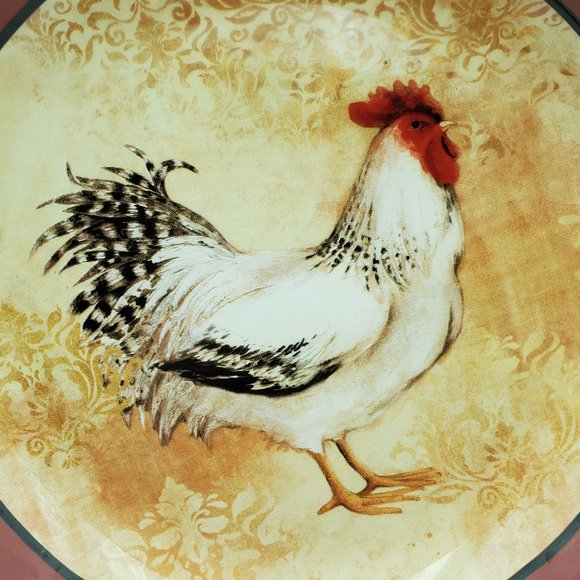 Certified International Susan Winget Avignon Morning Rooster 9" Pasta Bowl - Picture 2 of 6